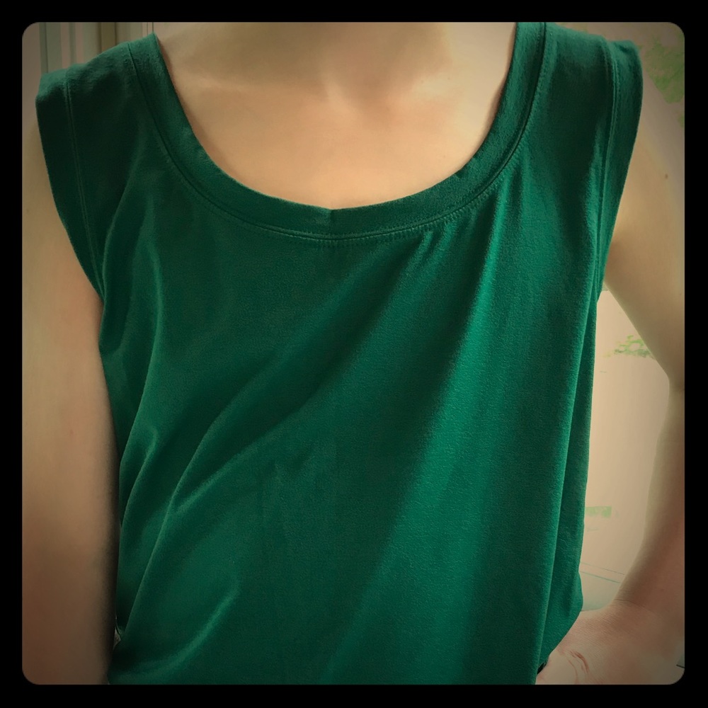 Forest green Banana Republic tank top